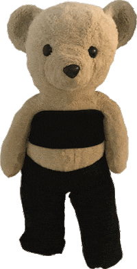 Dance Bear Sticker