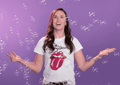 Bubbles Amaze GIF by StubHub