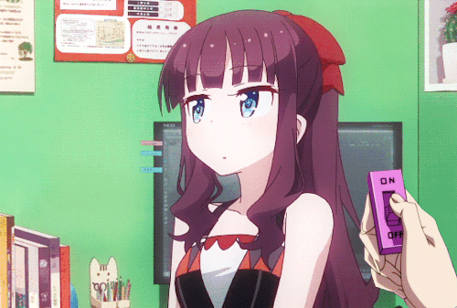 new game anime gif GIF