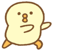 Bird Chick Sticker by 株式会社マインドウェイブ