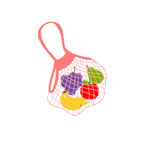 Farmers Market Fruit Sticker