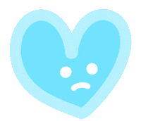 Sad Heart Sticker by Ai and Aiko