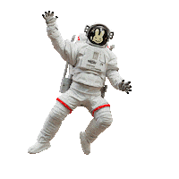 Astronaut Astro Sticker by Dr. Zodiak’s MoonRock