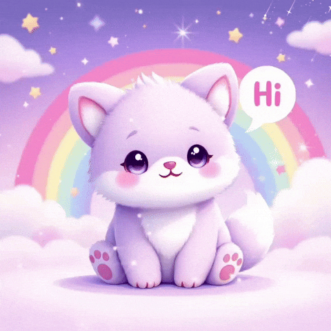 goodvibewishes dog hi giphycreatortest cute dog GIF