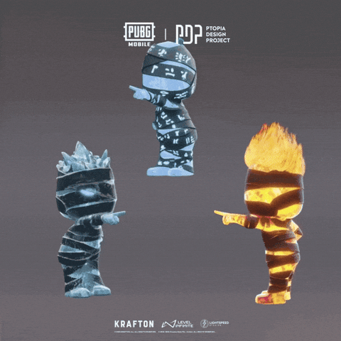 Battle Royale Mummy GIF by Official PUBG MOBILE