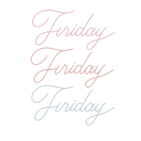 makilettering giphyupload friday lettering tgif Sticker