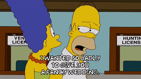 Episode 15 Wedding GIF by The Simpsons