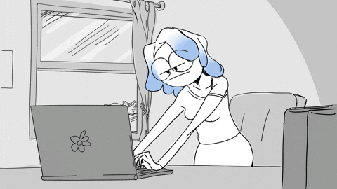 Work From Home Leaf GIF by CC0 Studios