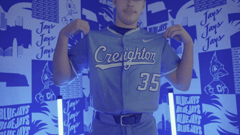 Creighton Bluejays Baseball GIF by Creighton University Athletics