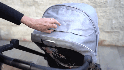 deeaibacka giphyupload baby review stroller GIF