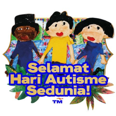 TMGroup giphyupload ramadhan raya autism Sticker