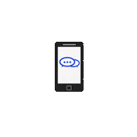 Message Smartphone Sticker by profe.com - Clases particulares