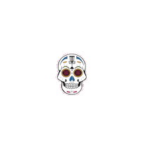 skull basket Sticker by GRIPeq