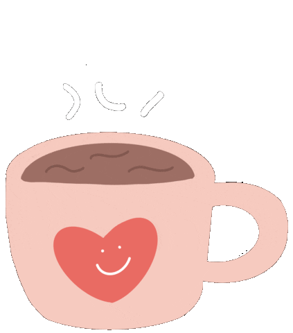 In Love Coffee Sticker