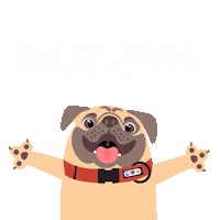 Dogs Love Sticker by Pawtitas