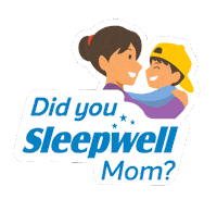 OfficialSleepwell good morning sleep son mother Sticker