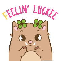 Happy Lucky Day Sticker by Otah & Friends