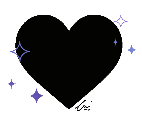 In Love Heart Sticker by Lux Cardenas Design