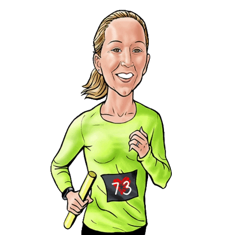 Run Running Sticker by eBibs