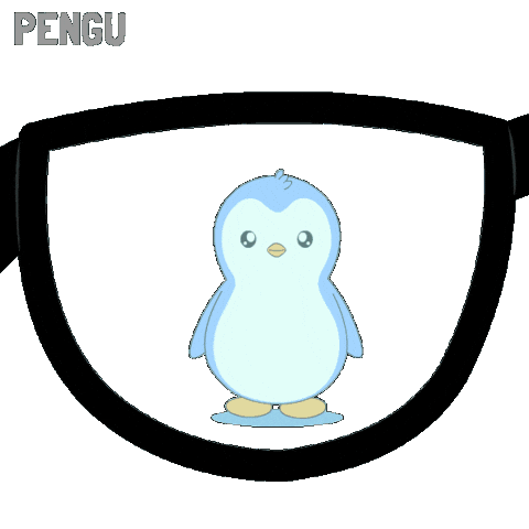 Eyes Looking Sticker by Pudgy Penguins