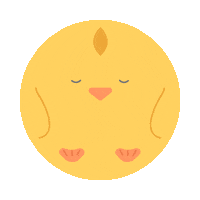 candiceongart sad tired chicken sigh Sticker