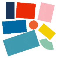 Shapes Sticker by Poketo