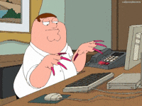 Family Guy Typing GIF