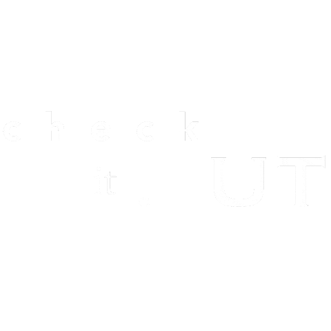 Lettering Check Sticker