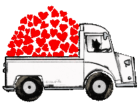 I Love You Cat Sticker by eva pils