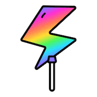 Party Rainbow Sticker by Talking tom