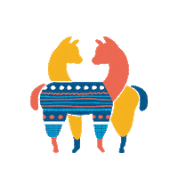 Atlanta Llama Sticker by Your Alpaca Cottage