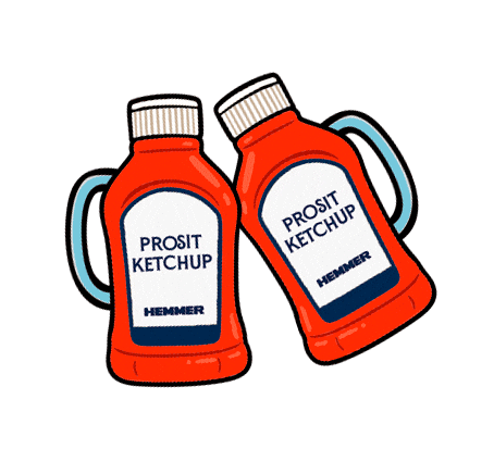 Oktoberfest Ketchup Sticker by Hemmer Br