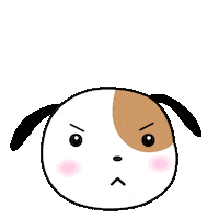 puppy52 no puppy unimpressed disapprove Sticker