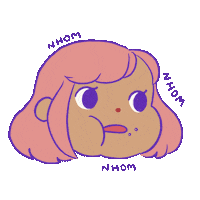 Comer Eating Sticker