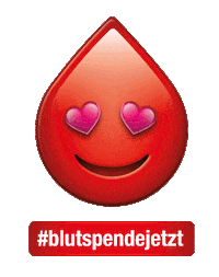 Emoji Love Sticker by DRK Blutspendedienst West