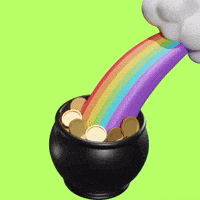 St Patricks Day Good Luck GIF by Maria Johnsen