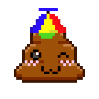 Art Shitting Sticker by Poopies.io
