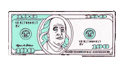 Benjamin Franklin Sticker Sticker by Ryan Seslow
