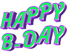 Happy Birthday Sticker by GIPHY Text