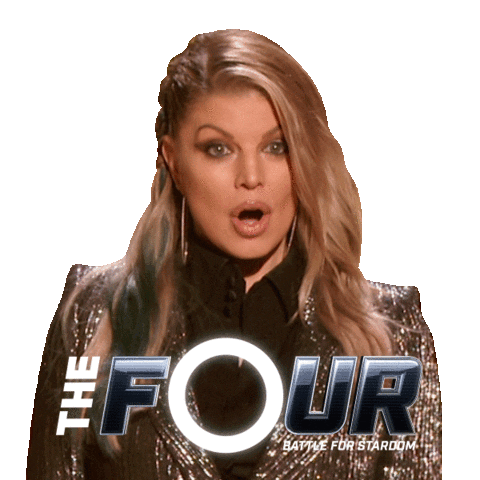 shocked black eyed peas Sticker by The Four