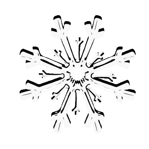 Christmas Snow Sticker