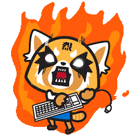 Angry Office Sticker by Sanrio Korea