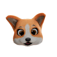 Happy Dog Sticker by cryptoys