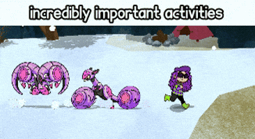 dishbug giphyupload giphycreatortest snow sped up GIF