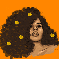 nitimueth girl woman flowers bloom GIF