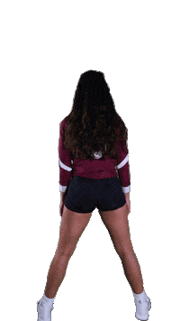 Volleyball Player Hair Flip Sticker by Aquinas Volleyball