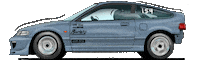 Fwd Honda Crx Sticker