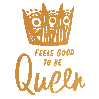 Coffee Queen Sticker by Hallmark Gold Crown