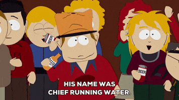party running GIF by South Park 