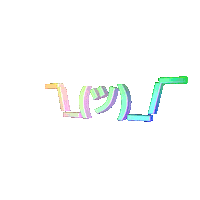 Rainbow Wow Sticker